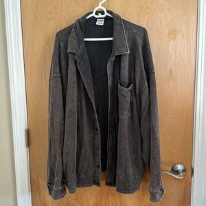 Victoria’s Secret pink jersey knit, Shacket